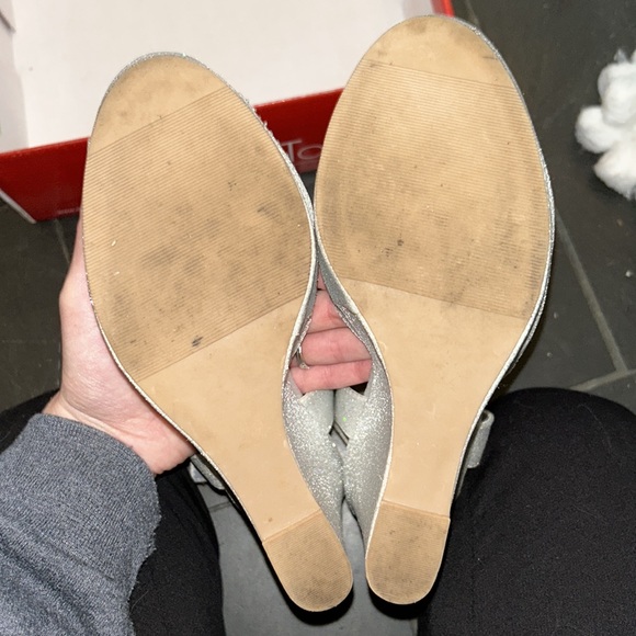 Silver glitter wedge - Picture 3 of 3